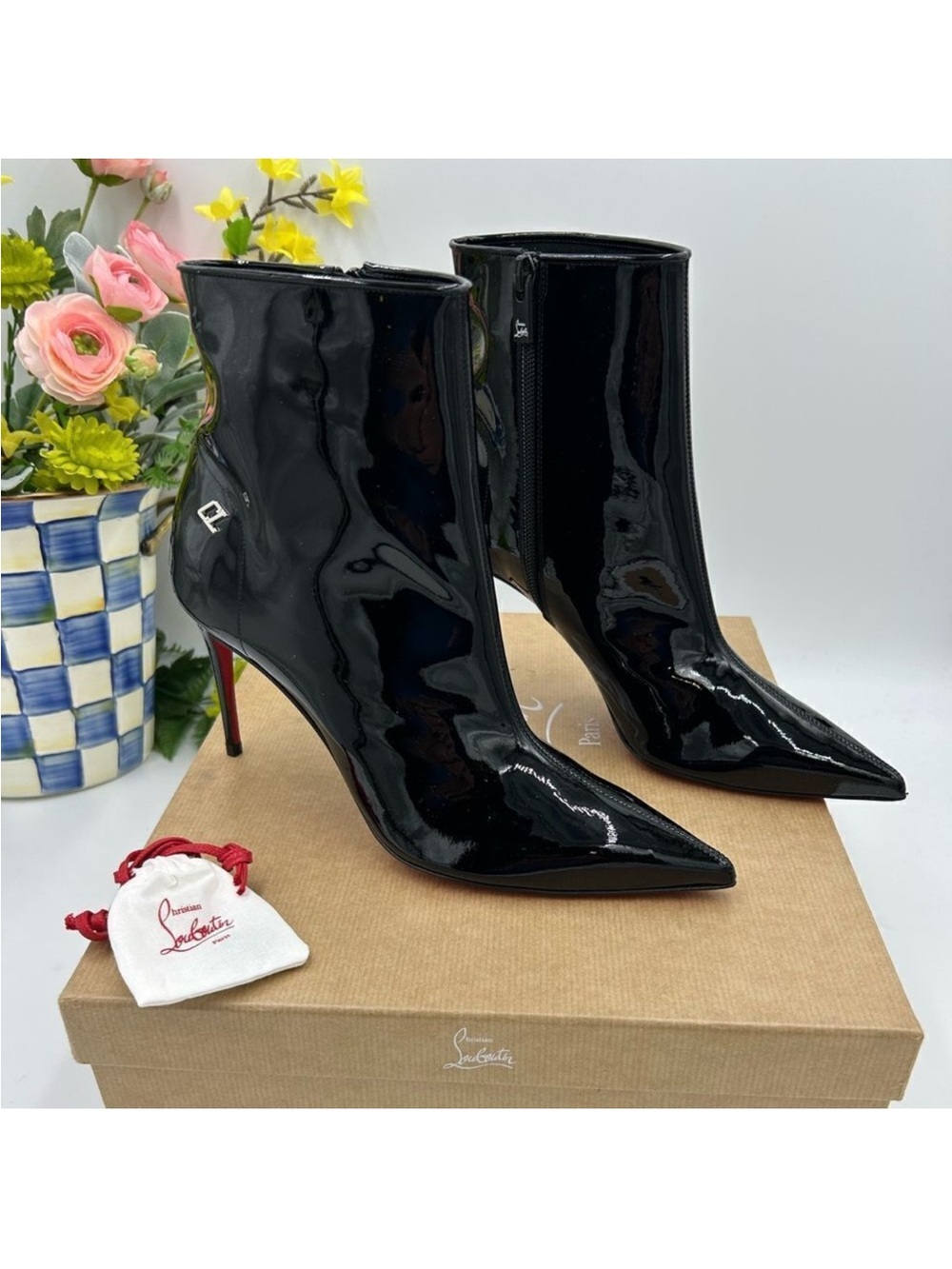 Women’s Christian Louboutin sporty Kate 85 booty size 38 made in Italy